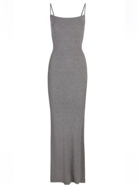 SKIMS Grey Tank Maxi Dress